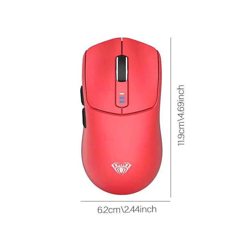 AULA SC580 Wireless Mouse for Gaming, 2.4G/Wired Mode Switch Gaming Mouse with Anti-Slip Sticker for Summer, Bluetooth-Compatible Mouse, Office Desktop Laptop Computer PC Accessories, Back to School Gifts