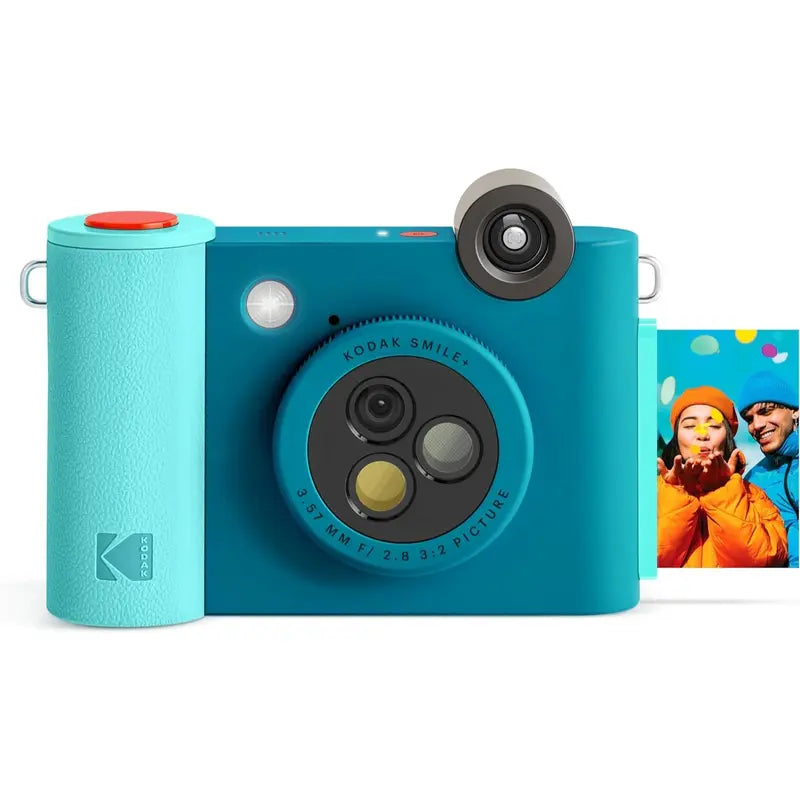 KODAK Smile+ Wireless Digital Instant Print Camera with Effect-Changing Lens, 2X3” Sticky-Backed Photo Prints, and Zink Printing Technology, Compatible with Ios and Android Devices